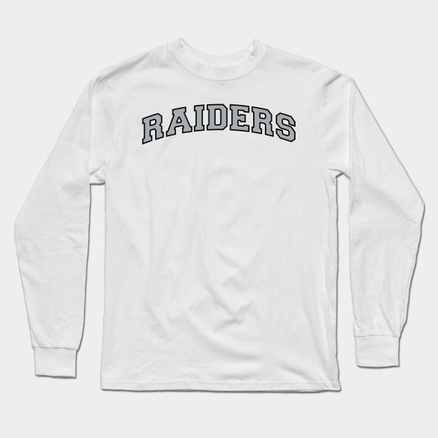 Oakland Raiders Long Sleeve T-Shirt by teakatir